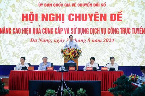 '1 mục tiêu, 2 trụ cột, 3 đột phá, 4 không, 5 tăng cường' trong triển khai dịch vụ công trực tuyến