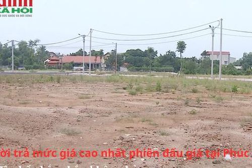 Người trả mức giá cao nhất phiên đấu giá tại Phúc Thọ, Hà Nội tuyên bố chắc chắn không bỏ cọc