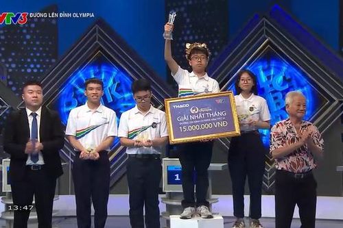 Nam sinh THPT chuyên ĐH Sư phạm xuất sắc vào cuộc thi Quý Đường Lên Đỉnh Olympia