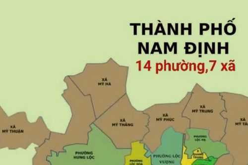 Từ hôm nay, TP Nam Định hoạt động theo đơn vị hành chính mở rộng