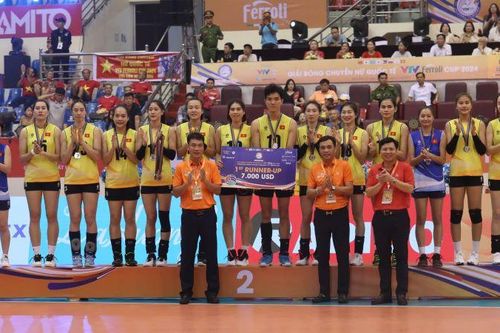 Đội tuyển nữ Việt Nam giành Á quân Giải bóng chuyền nữ quốc tế VTV Ferrolli Cup 2024