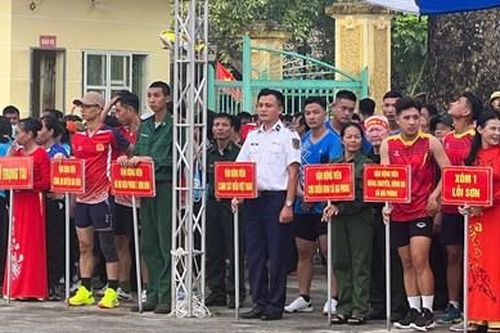 Cảnh sát biển Việt Nam: Giao lưu thể thao thắt chặt tình đoàn kết quân dân