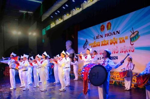 Liên hoan 'Tiếng kèn Đội ta' tỉnh An Giang mở rộng lần I năm 2024