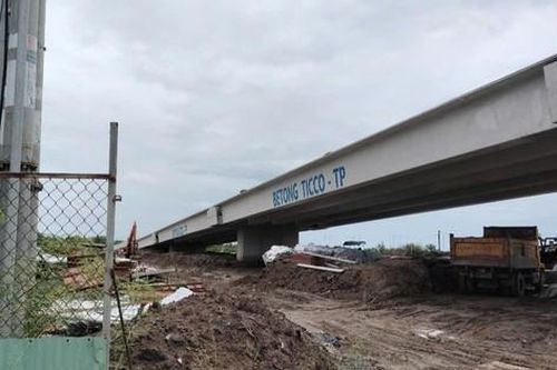 Cận cảnh cây cầu hơn 650 tỷ nối Bạc Liêu - Cà Mau thi công xuyên lễ