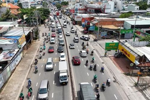 Quốc lộ 13 trước ngày được nâng cấp, mở rộng