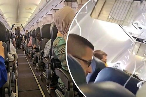 Hành khách hoảng loạn vì mặt nạ dưỡng khí trên máy bay bất ngờ bung ra