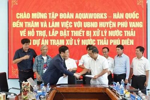 Khảo sát, đầu tư xây dựng Trạm xử lý nước thải Phú Diên