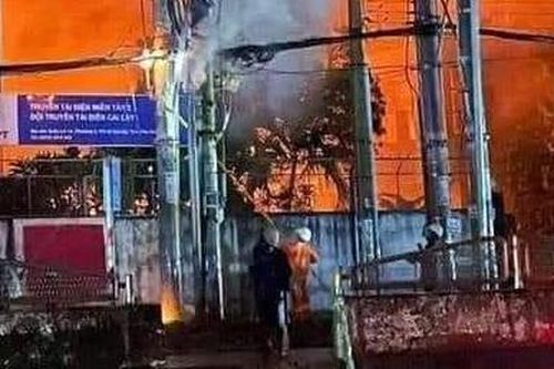 Cháy nổ tại trạm biến áp ở Tiền Giang, vùng Đồng Tháp Mười mất điện kéo dài