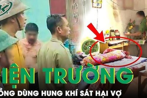 Hiện trường chồng cầm dao sát hại vợ nghi do mâu thuẫn gia đình ở Thanh Oai