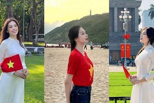Các nàng hậu xuống phố mừng Quốc khánh 2/9: Từ trang phục đến bối cảnh đều cực ý nghĩa