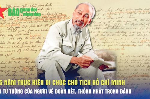 55 năm thực hiện Di chúc Chủ tịch Hồ Chí Minh và tư tưởng của Người về đoàn kết, thống nhất trong Đảng