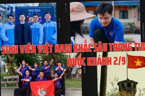 Sinh viên Việt Nam khắc sâu trong tim Quốc khánh 2/9