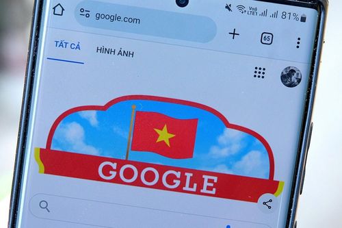 Trang tìm kiếm Google đổi giao diện mừng Quốc khánh Việt Nam