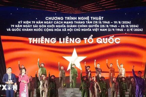 Đặc sắc chương trình nghệ thuật 'Thiêng liêng Tổ quốc' tại TP Hồ Chí Minh