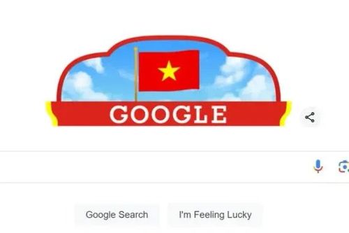 Google dùng doole đặc biệt chào mừng Quốc khánh Việt Nam