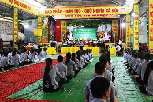 Hưng Yên: Khai giảng các lớp học Huynh trưởng bậc Kiên, Trì, Định Gia đình Phật tử miền Bắc