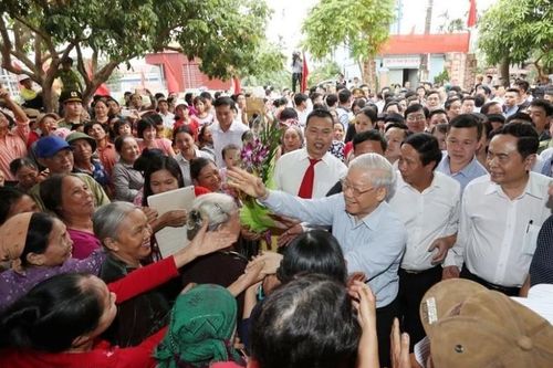 Tình cảmvới Tổng Bí thư
