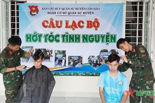 Hớt tóc tình nguyện lan tỏa tình quân dân