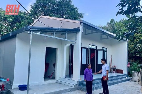 Hà Trung huy động nguồn lực hỗ trợ xây dựng nhà ở cho hộ nghèo