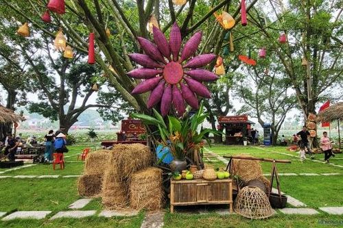 Tái hiện chợ quê tại di tích đền Kiếp Bạc ở Hải Dương