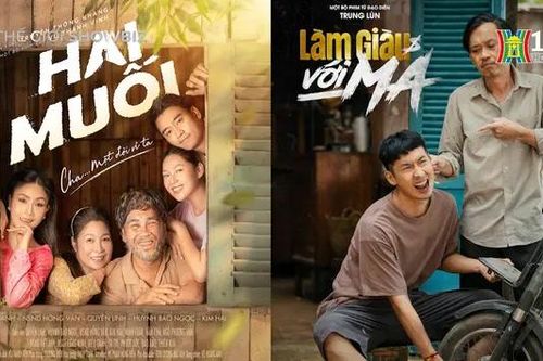 'Hai Muối' và 'Làm giàu với ma': Phim nào hot hơn?
