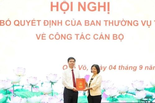 Ông Phạm Thanh Hải giữ chức Bí thư Thị ủy Quế Võ