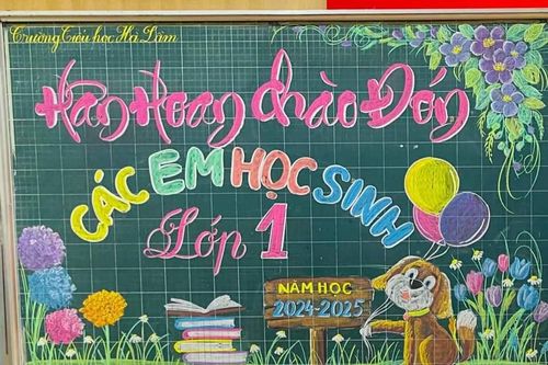 Gợi ý vẽ bảng đẹp chào mừng khai giảng năm học mới 2024 - 2025