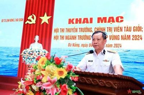 Vùng 3 Hải quân khai mạc hội thi thuyền trưởng, chính trị viên tàu, ngành trưởng giỏi