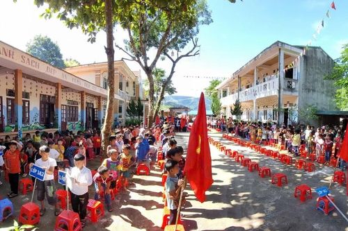 Thầy trò vùng cao sẵn sàng cho Lễ Khai giảng năm học mới