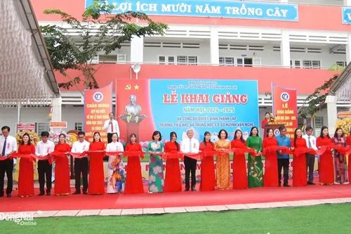 Trường học có vốn đầu tư 100 tỷ đồng ở Xuân Lộc khánh thành giai đoạn 1 và khai giảng năm học mới