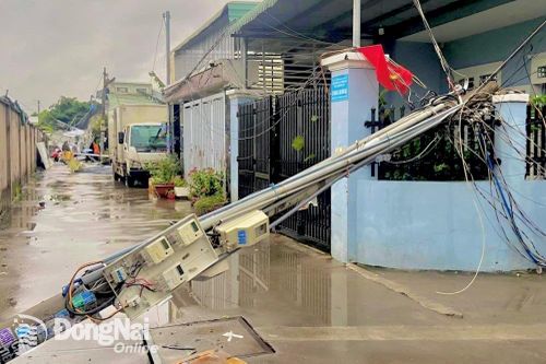 Khắc phục nhiều sự cố điện trong mưa dông