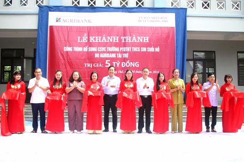 Khánh thành Dự án bổ sung cơ sở vật chất Trường Phổ thông Dân tộc bán trú THCS Sin Suối Hồ