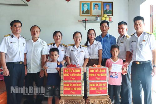 Lữ đoàn 131 triển khai các hoạt động đền ơn, đáp nghĩa tại Ninh Bình