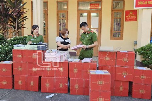 Công an TP. Thái Nguyên: Phát hiện 1.800 sản phẩm bánh nướng không rõ nguồn gốc