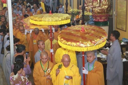 Lễ nhập kim quan Hòa thượng Thích Chơn Minh - Trưởng ban Trị sự GHPGVN tỉnh Đồng Tháp