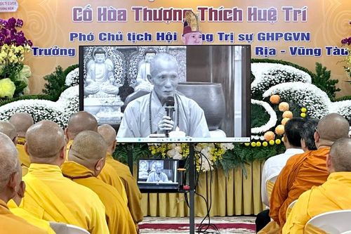 Ban Trị sự GHPGVN tỉnh Bà Rịa - Vũng Tàu tổ chức Lễ tưởng niệm Hòa thượng Thích Huệ Trí (1952-2024)