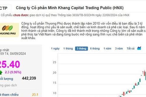Một cổ phiếu từng bị thao túng liên tục 'tím'