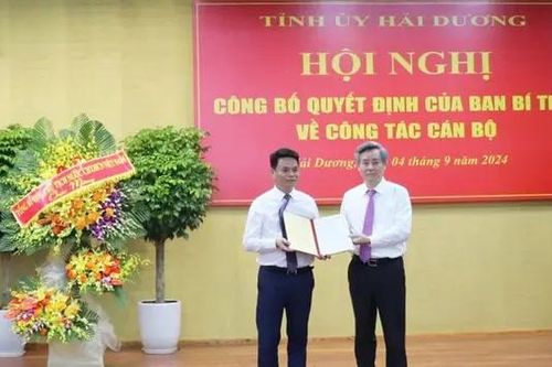 Tư lệnh Cảnh sát cơ động làm Phó Bí thư Tỉnh ủy Hải Dương