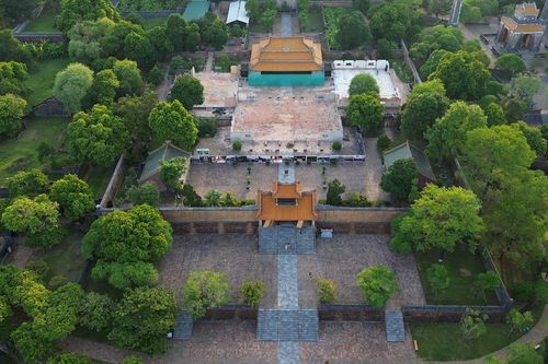Ngắm lăng vua Tự Đức đang được trùng tu với kinh phí gần 100 tỷ đồng