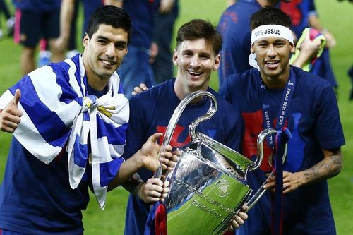 Lời nhắn của Neymar, Messi dành cho Suarez