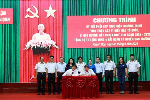 Một triệu cây vì biển đảo Tổ quốc, vì quê hương Việt Nam xanh