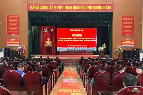 Binh chủng Hóa học sơ kết Cuộc vận động 50