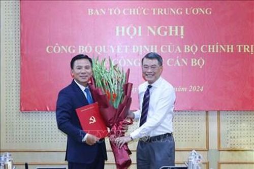 Bí thư Tỉnh ủy Thanh Hóa Đỗ Trọng Hưng giữ chức Phó trưởng ban Tổ chức Trung ương