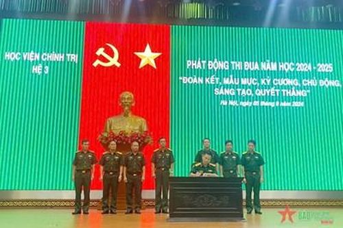 Hệ 3, Học viện Chính trị: Phấn đấu thi tốt nghiệp hơn 95% học viên đạt khá, giỏi