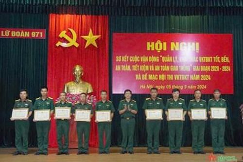 Lữ đoàn 971: Thực hiện tốt các mục tiêu của Cuộc vận động 50