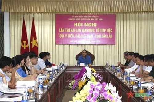 Ban Vận động 'Quỹ vì biển, đảo Việt Nam' tỉnh Đắk Lắk quán triệt kế hoạch vận động, ủng hộ quỹ
