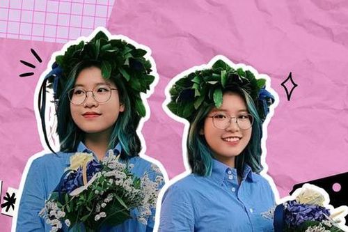 Nữ sinh tóc xanh Trường Đại học Khoa học và Công nghệ Hà Nội (USTH) đỗ học bổng toàn phần thạc sĩ châu Âu