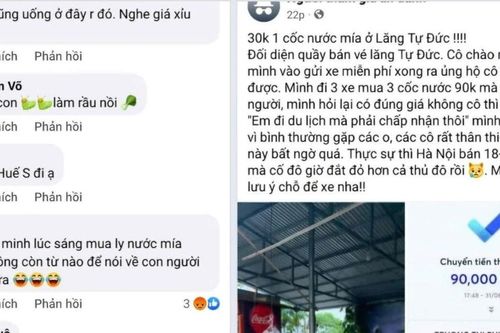 Giá ly nước mía và thương hiệu du lịch