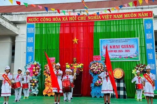Nam Trung bộ - Tây Nguyên tổ chức khai giảng năm học mới