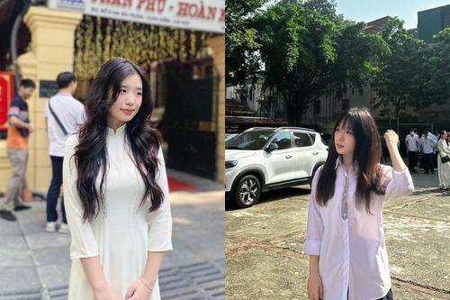 Nữ sinh THPT duyên dáng trong ngày khai giảng năm học
